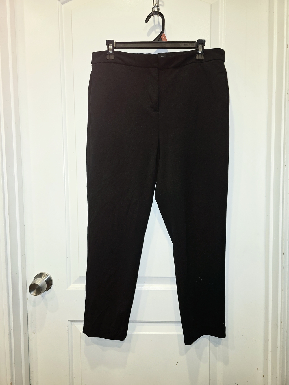 Premise Black Straight-Leg Ponte Pants